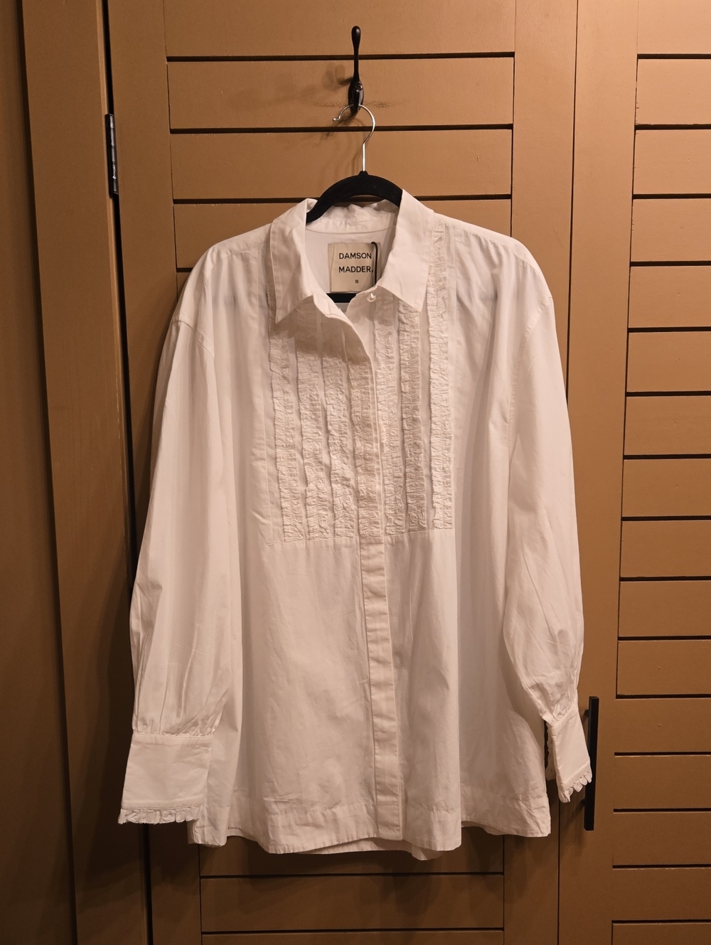 Damson Madder Tuxedo Ruffle Shirt EU Size 18/ US Size 14 (see Measurements) - Picture 6 of 12